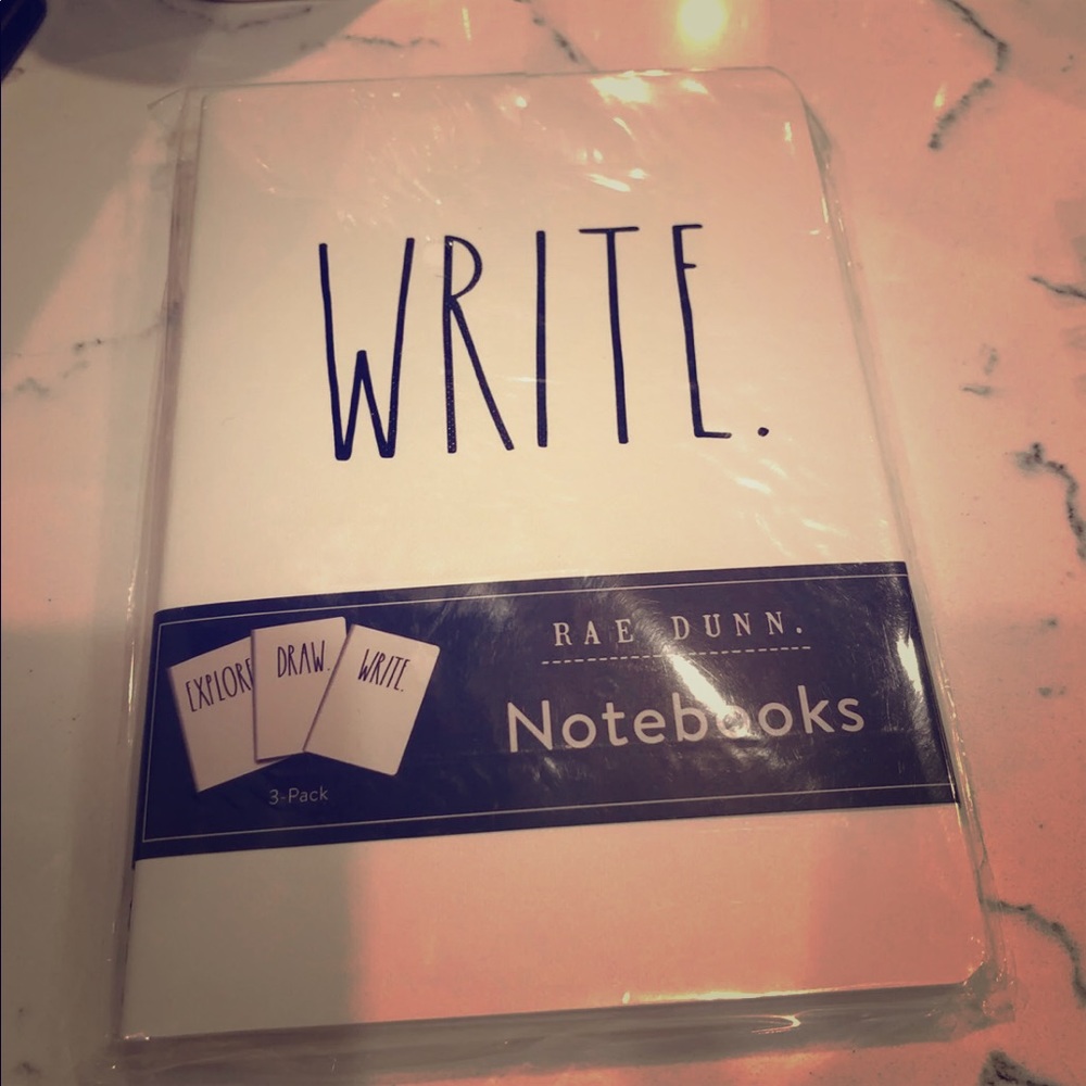 RAE DUNN WRITE NOTEBOOK SET 3 - Picture 1 of 1